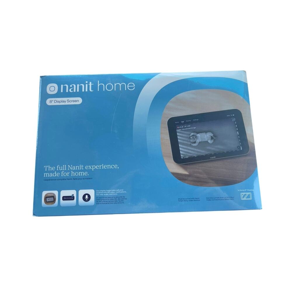 Nanit Home 8” Display Baby Monitor Screen Sealed WiFi Touchscreen H101NW